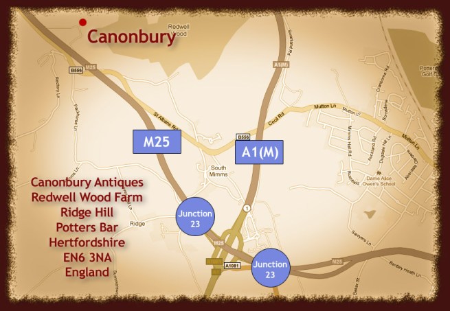 Canonbury Antiques - Come visit us - Map