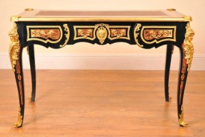 办公桌办公桌路易十五的法国布勒镶嵌