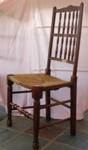 SET 8 sedie SPINDLEBACK RUSTICO FRANCESE IN ROVERE