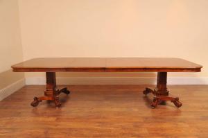 Noyer anglais William IV Base manger Table Bullock
