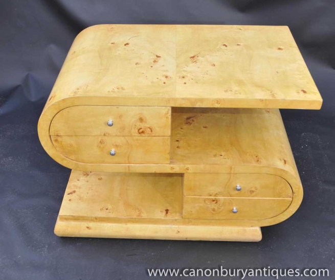Art Deco S Shape Coffee Table Cocktail Tables 1920s Furniture
