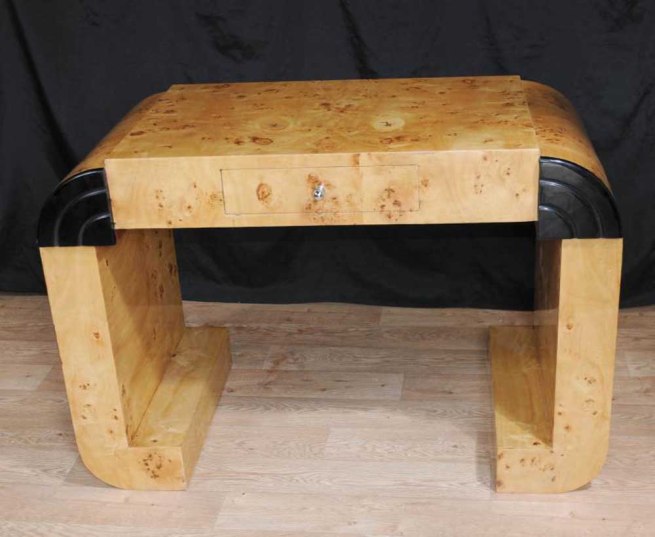 Art Deco Walnut Desk Writing Table Bureau 1920s Furniture