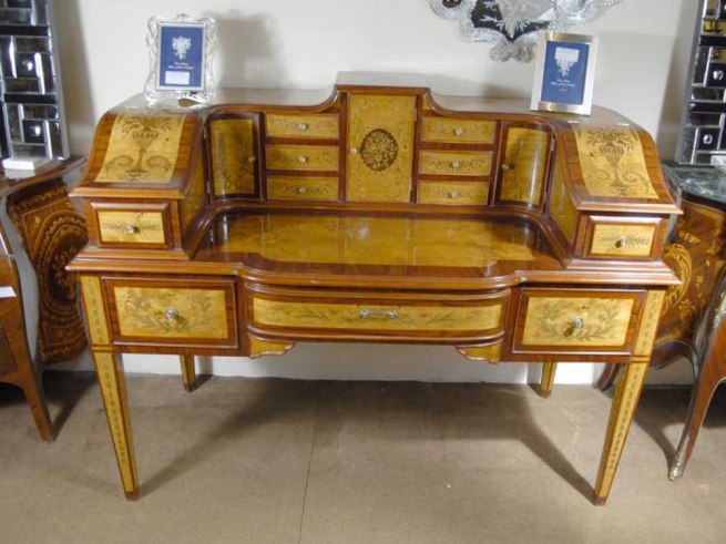 Regency English Carlton House Desk Writing Table Desks
