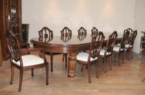 Victorian Dining Table Set 10 Federal Chairs Suite Victorian Dining Table Set 10 Federal Chairs Suite