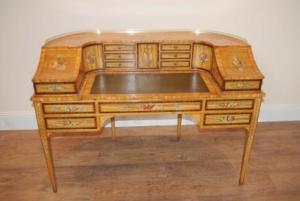 Painted Carlton House Desk Sheraton Regency Desks