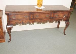Country Oak Cab Leg Dresser Sideboard English