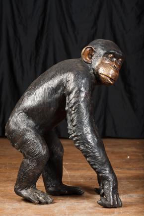 Bronze Casting Monkey Chimp Chimpanzee