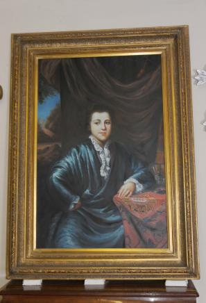 French Oil Painting Portrait Nobleman Louis XV
