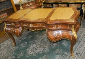 French Empire Bombe Partners Desk