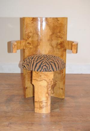 Art Deco Arm Chair Modernist Vintage Chairs 