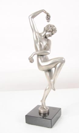 Art Deco Bronze Bacchus Figurine Bachannalian Statue