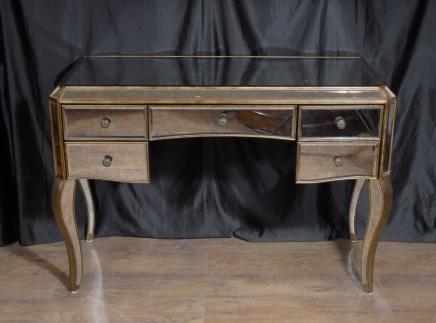 Art Deco Mirrored Dressing Table Writing Desk