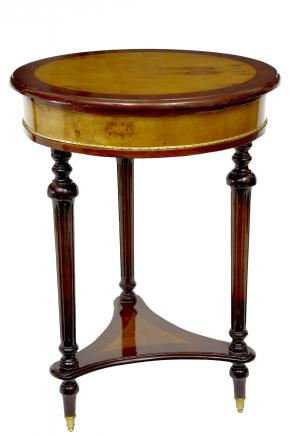 Art Deco Round Side Table Occasional Tables