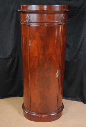 Biedermeier Walnut Chest Pillar Cabinet Deco Furniture Biedermeier Walnut Chest Pillar Cabinet Deco Furniture