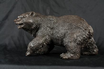 Bronze American Grizzly Bear Statue Brown Bear Animal Sculpture Bronze American Grizzly Bear Statue Brown Bear Animal Sculpture