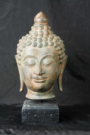 Bronze Buddha Bust Head Buddhist Buddhism Statue Casting Religous Art Interiors Bronze Buddha Bust Head Buddhist Buddhism Statue Casting Religous Art Interiors