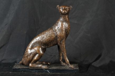 Bronze Casting Leopard Cat Statue Animal Bronze Casting Leopard Cat Statue Animal