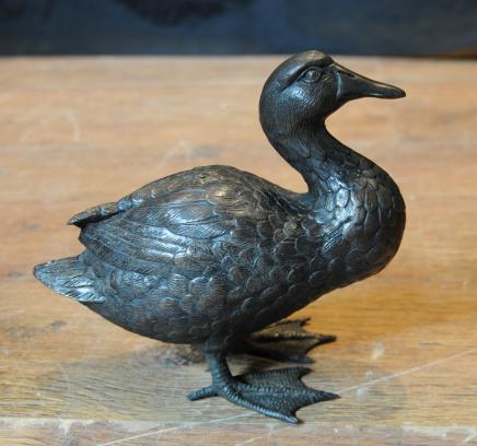 Bronze Duck Statue English Birds Ducks Sculpture Casting