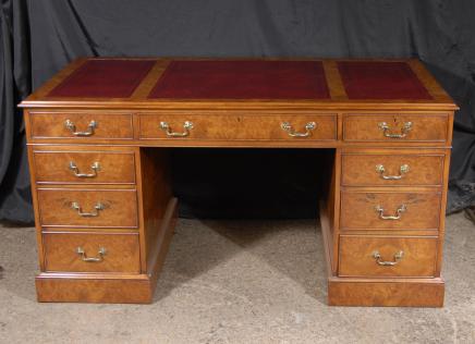 English George II Walnut Writing Desk Georgian Desks