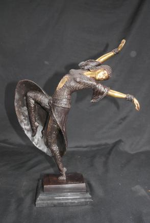 French Deco Chiparus Figurine Casting Statue
