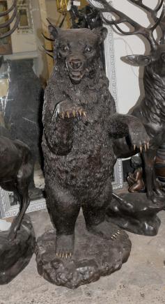 Lifesize Bronze Grizzly American Brown Bear Animals Lifesize Bronze Grizzly American Brown Bear Animals
