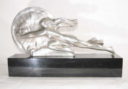 Art Deco Bronze Signed Gennarelli Towards Destiny Art Deco Bronze Signed Gennarelli Towards Destiny