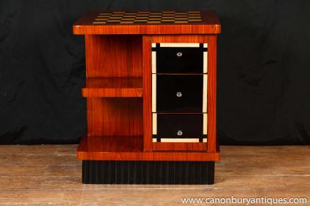 Art Deco Games Table Coffee Tables Bookcase Chess Furniture