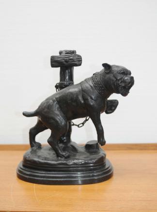 Bronze Boxer Dog Statue Dogs Boxers