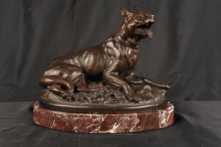 English Bronze Casting Fox Animals English Bronze Casting Fox Animals