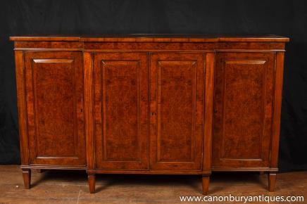 English Regency Sideboard Walnut Buffet Server Furniture