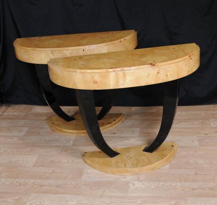 Pair Art Deco Hall Tables Console Table Modernist 1920s Interiors Pair Art Deco Hall Tables Console Table Modernist 1920s Interiors