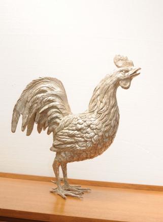 Silver Bronze Cockerel Hen Kitchen Rooster