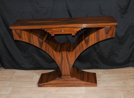 Art Deco Rosewood Console Table Modernist Vintage Interiors
