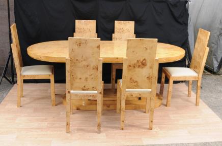 Art Deco Tisch und Stuhl Set Dining Suite 1920 Interiors