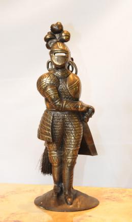 Cast Iron Knight Kamin Set Shovel Poker Pinsel