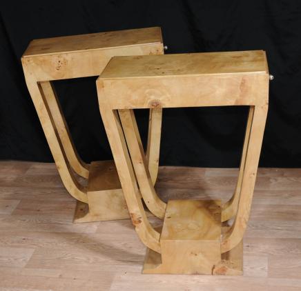 Pair Art Deco Side Table Nightstands Bedside Tables Cocktail Furniture Pair Art Deco Side Table Nightstands Bedside Tables Cocktail Furniture