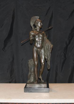 Bronze Casting Greek Myth Hero Achilles Statue Warrior Casting
