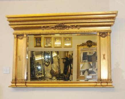 Regency Gilt Pier Mirror Mirrors Glass Mantle classical