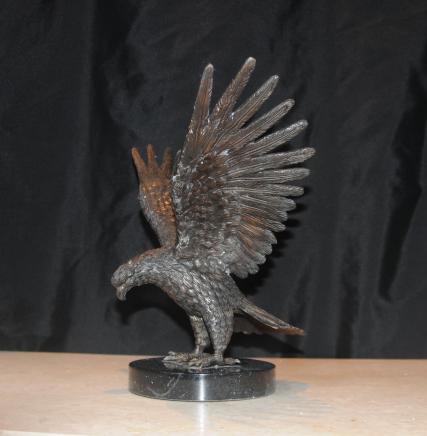 Bronze Eagle Statue Casting Birds Hawk Kestrel