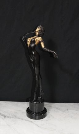 French Bronze Dominatrix Lady Erotica Miss Whiplash Art