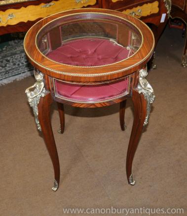 Affichage Empire français Coffret à bijoux Armoire Table d'appoint Bijouterie