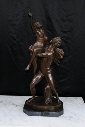 Italienne Sabine mythe romain Statue Femme Bronze Figurine
