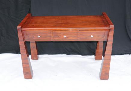 Rosewood Art Déco des années 1920 Table bureau Écriture Ameublement de bureau