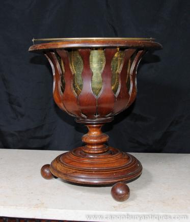 荷兰仿古花盆碗1840黄铜内衬