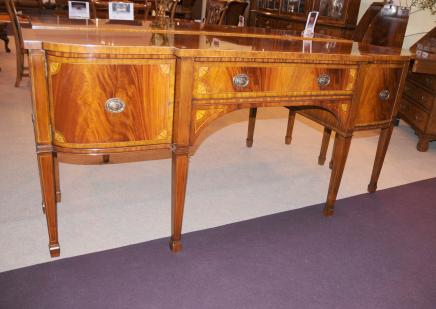 Regency Mahogany сервант стол обеденный Сервер инкрустация мебели