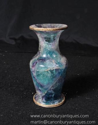 Blue John Urn Vase Fluorite Interiors