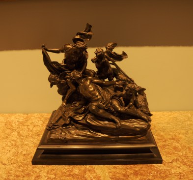 Antique Bronze Statue Allegory of Autumn by Francesco Bertos at the Getty