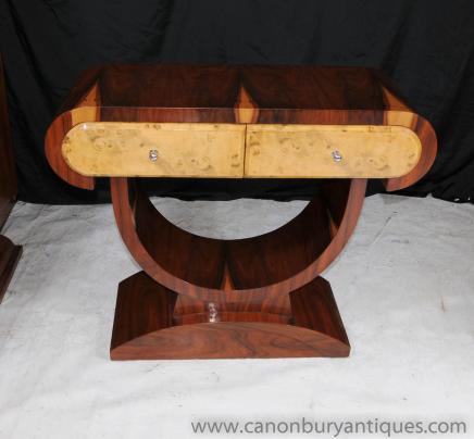 Art Deco Dressing Console Table Walnut 1920s Furniture Art Deco Dressing Console Table Walnut 1920s Furniture