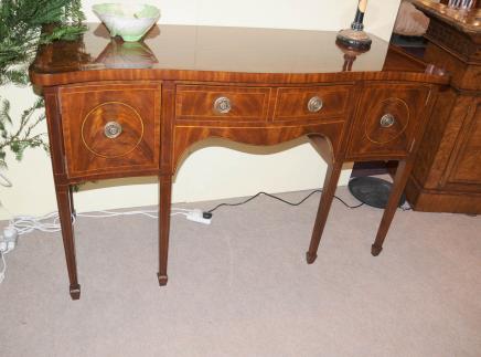 Edwardian Mahogany Sideboard Server Buffet Furniture 
