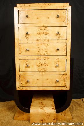 Art Deco Chest Drawers Commode 1920s Furniture 